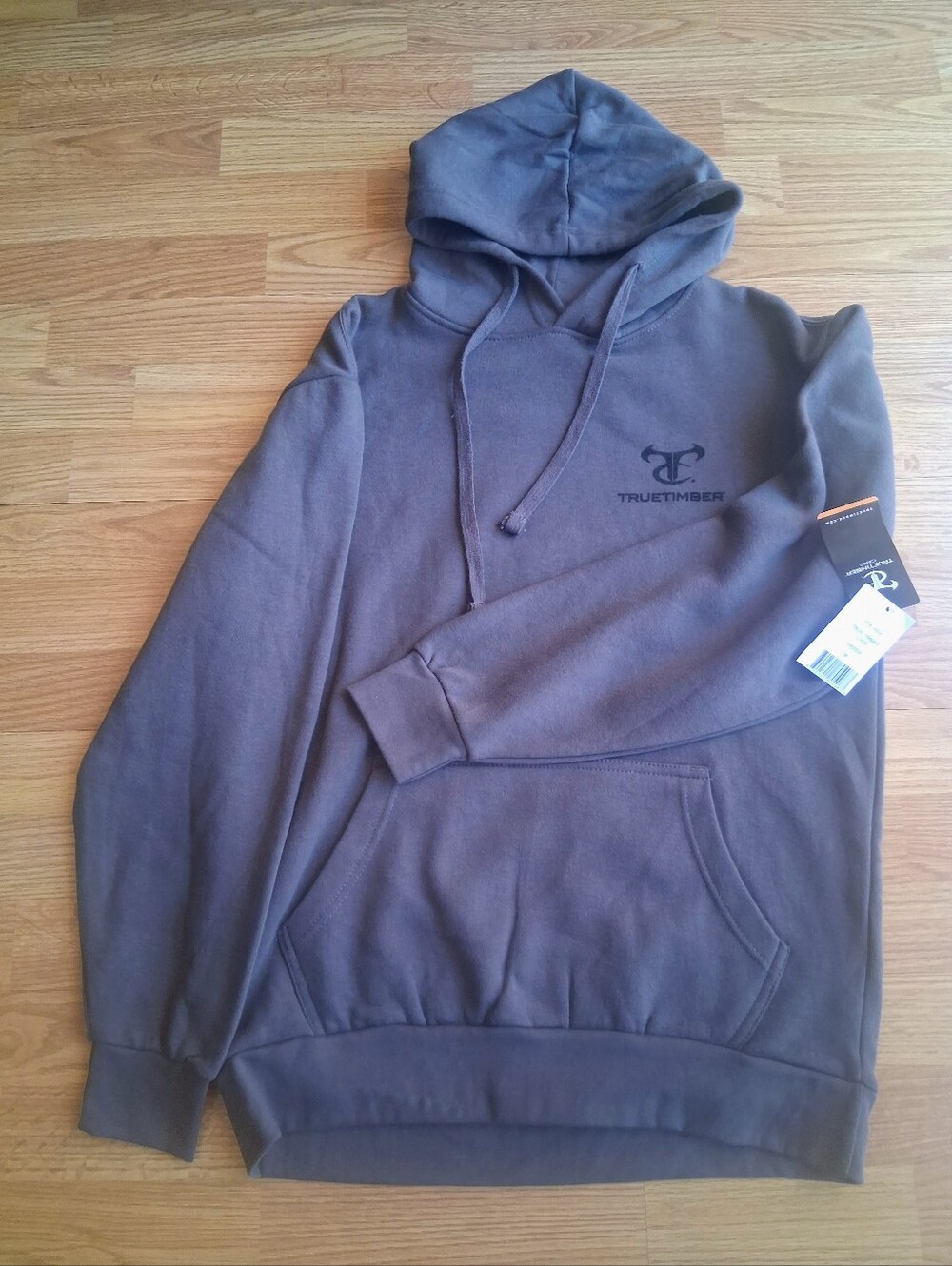 NWT TrueTimber Mens Hoodie, Hooded Sweatshirt, Gray, Sz S, M